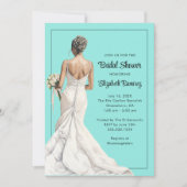 Elégante invitation à la douche nuptiale (Devant)