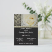 Elégante invitation à la douche nuptiale (Debout devant)