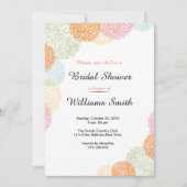 Elégante invitation à la douche nuptiale (Devant)