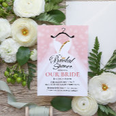 Élégante invitation à la douche nuptiale avec Mari