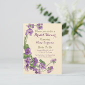 Elégante invitation à la douche nuptiale budget él (Debout devant)