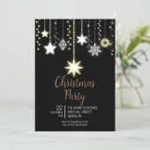 Élégante invitation à la fête de Noël (Debout devant)