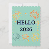 Élégante invitation à la fête de Noël (Dos)