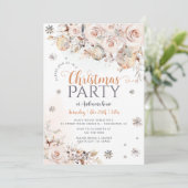 Élégante invitation à la fête de Noël (Debout devant)