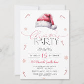 Élégante invitation à la fête de Noël (Devant)