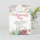 Élégante invitation à la fête de Noël (Debout devant)