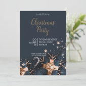 Élégante invitation à la fête de Noël (Debout devant)