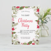 Élégante invitation à la fête de Noël (Debout devant)