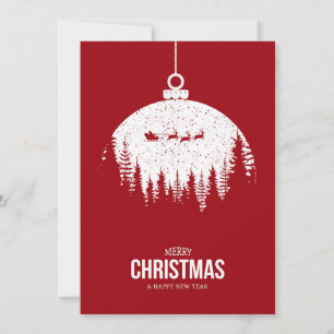 Élégante invitation à la fête de Noël