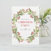 Élégante invitation à la fête de Noël (Debout devant)