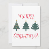 Élégante invitation à la fête de Noël (Dos)