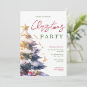 Élégante invitation à la fête de Noël (Debout devant)