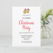 Élégante invitation à la fête de Noël (Debout devant)
