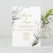 Elégante invitation à la verdure en espagnol (Debout devant)