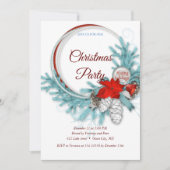 Élégante invitation à Noël doux (Devant)