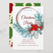 Élégante invitation à Noël doux (Devant / Derrière)