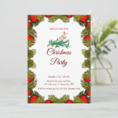 Élégante invitation à Noël doux (Debout devant)