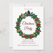 Élégante invitation à Noël doux (Devant)