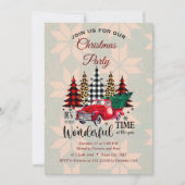 Élégante invitation à Noël doux (Devant)