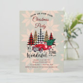 Élégante invitation à Noël doux (Debout devant)