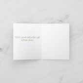 Elégante invitation Abstraite de la Croix Florale  (Intérieur)