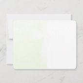 Elégante invitation Abstraite de la Croix Florale  (Dos)