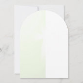 Elégante invitation au baptême de croix brillante (Dos)