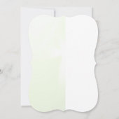 Elégante invitation au baptême de croix brillante  (Dos)