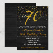 Elégante invitation d'anniversaire Adulte femme in (Devant / Derrière)