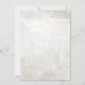 Elégante invitation d'anniversaire botanique (Dos)