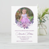 Elégante invitation de 4e anniversaire Photo Elega (Debout devant)