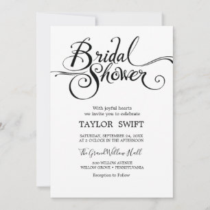 Élégante invitation de bapteme de mariage en calli