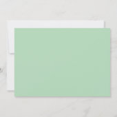 Élégante invitation de baptême moderne minimaliste (Dos)