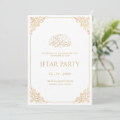 Élégante Invitation de Fête de Ramadan Iftar avec (Debout devant)
