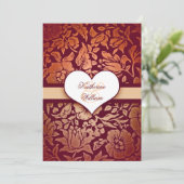 élégante invitation de la partie d'engagement dama (Debout devant)