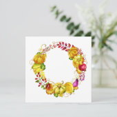 Élégante invitation de la saison automnale (Debout devant)