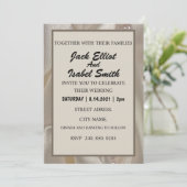 ÉLÉGANTE INVITATION DE MARIAGE (Debout devant)