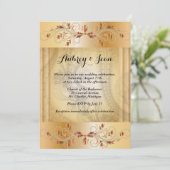 Elégante invitation de mariage (Debout devant)