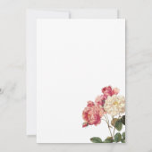 Elégante invitation de mariage (Dos)