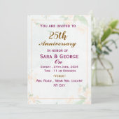 Élégante invitation de mariage (Debout devant)