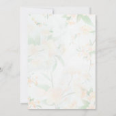 Élégante invitation de mariage (Dos)