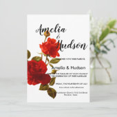 Elégante invitation de mariage (Debout devant)