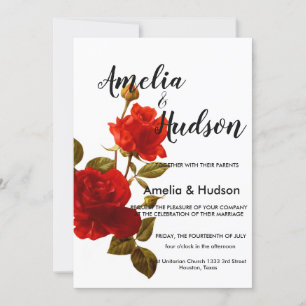 Elégante invitation de mariage