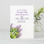 Elégante invitation de mariage (Debout devant)