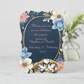 Elégante invitation de mariage (Debout devant)