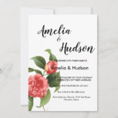 Elégante invitation de mariage (Devant)