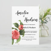 Elégante invitation de mariage (Debout devant)