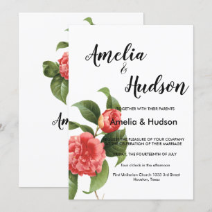 Elégante invitation de mariage