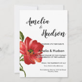 Elégante invitation de mariage (Devant)