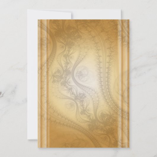 Elégante invitation de mariage (Dos)